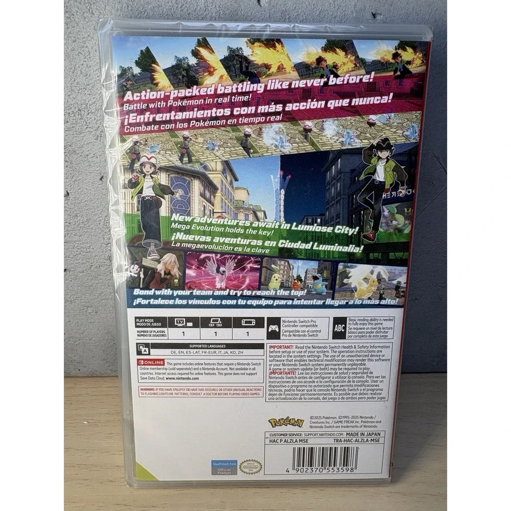 Pokemon Legends Z-A (Multi-Language) Switch New Sealed Game Special [2025 RPG]